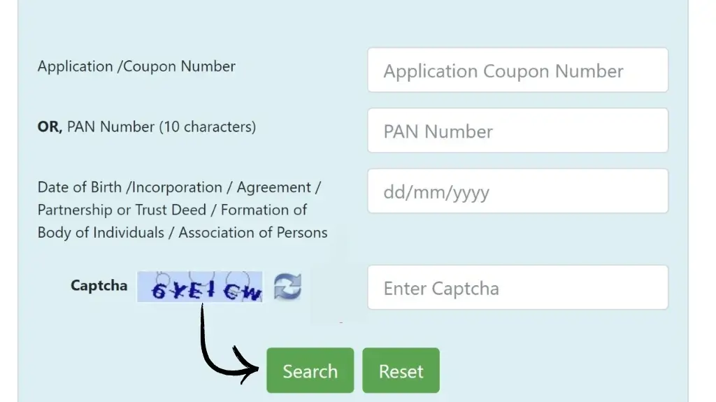 How to Track/Know PAN Card Status by Name, Mobile & Acknowledgment No 4 PAN CARD STATUS via UTITSLL